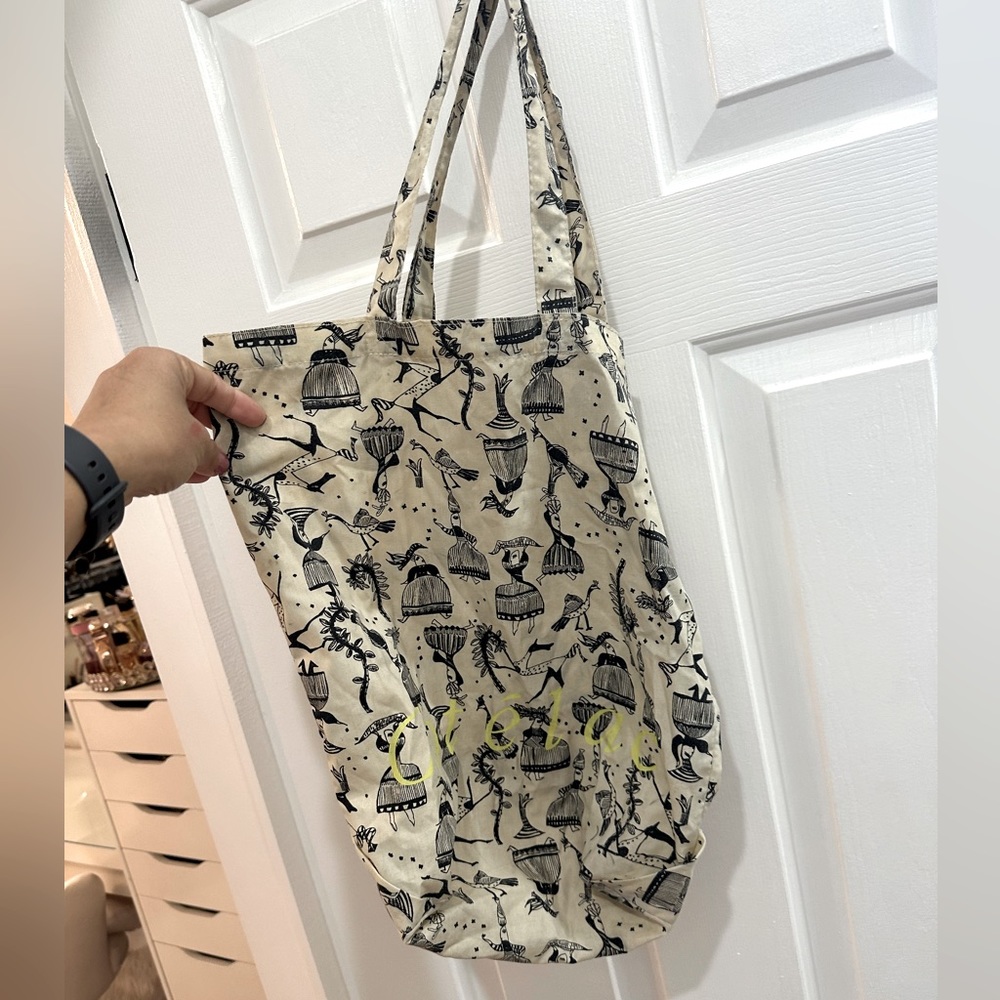 Reusable Cotelac Fabric Market Shopper Tote